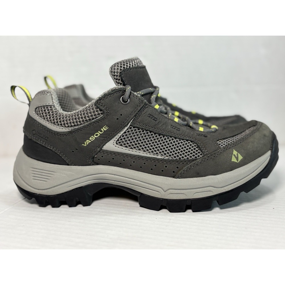 Vasque Womens Breeze Low GTX Hiking Shoes Gray Gore-Tex Vibram‎ Size 7.5W